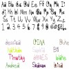 Name Text Wall Decals - Create Your Own Wall Quotes Lettering - Virginia